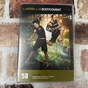 58★レスミルズ★Lesmills★DVD★CD　★中古品★BodyCombat58　★ボディコンバット★英語コレオノート★再生確認済み★３点セット