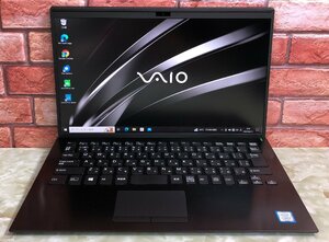 1円～ ●SONY VAIO Pro PK / Core i7 8565U (1.80GHz) / メモリ 16GB / SSD 128GB / 14型 4K (3840×2160) / Windows10 Pro 64bit