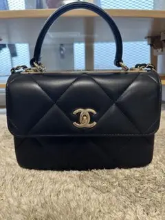 CHANEL マトラッセチェーンハンドルバッグ