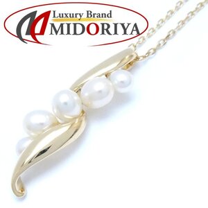 MIKIMOTO ミキモト パール ネックレス 淡水真珠 K18YG イエローゴールド/292699【中古】