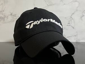 【未使用品】940KF 上品★TaylorMade テーラーメイド ゴルフ キャップ 帽子 CAP 上品で高級感のあるブラックの伸縮素材♪《FREEサイズ》