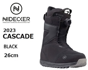 2023 NIDECKER ナイデッカー CASCADE カスケード BLACK 26cm