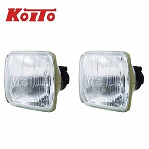 【送料無料】 KOITO 小糸製作所 12V 新角自対応HSSBユニット 角型 角目 2灯式 二灯式 2個セット 2HRSSB-12HP ×2 電球交換式 ハロゲン