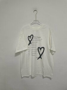 Maison Margiela メゾンマルジェラ パネルプリントTシャツ ロゴ ホワイト 中古 希少 Mサイズ