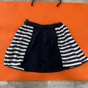 【訳あり】トミーフィルフィガー TOMMY HILFIGER スカート 110 女の子 ネイビー 子供服 