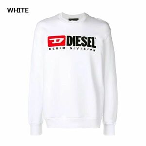 DIESEL スウェット L ヴィンテージロゴ　クルーネック　ホワイト