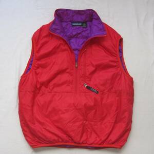 ☆ パタゴニア パフボール ベスト （M）黒×紫 / 1995 年 / patagonia puffball 90s vintage