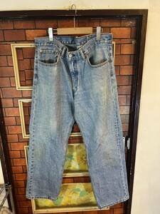 デニムパンツ ジーンズ ジーパン Levis Gパン リーバイス 505 38インチ ストレート　ビックサイズ　アメリカ古着 