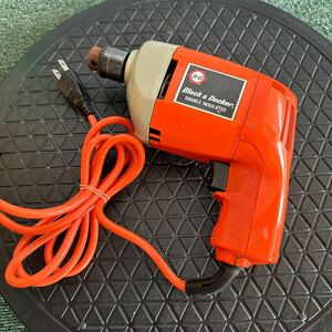 【電気ドリル】Black＆Decker 1/4” DRILL★ブラック＆デッカー ドリル★DIY用品 電動工具★動作品★