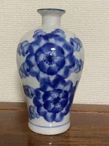 中国美術青花花瓶 年代物希少品