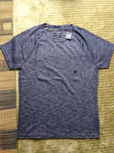 【新品】Abercrombie&Fitch アバクロ 半袖Tシャツ S へザーネイビー Muscle Fit