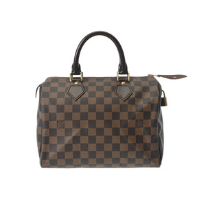 LOUIS VUITTON ルイヴィトン ダミエ スピーディ 25 ブラウン N41365 レディース ダミエキャンバス ハンドバッグ ABランク 中古 銀蔵