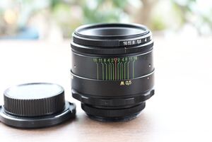 送料無料 分解清掃済み Helios-44-2 58mm f2 ヘリオス44-2 M42マウント ぐるぐるボケ オールドレンズ 単焦点 十