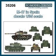 中古塗料・工具 1/35 アメリカ M47パットンデカール(スペイン軍仕様) [FC35206]