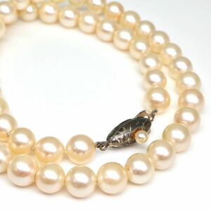 ◆アコヤ本真珠ネックレス◆A 約29.2g 約40.0cm 7.0mm珠 pearl パール jewelry necklace ジュエリー DD5/DD5-DB8