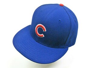 New Era Chicago Cubs Authentic ベースボールキャップ サイドマークなし Size-59.6cm 大きめ