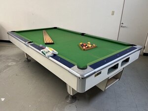 Ψ綺麗【 PALMER / パーマー ビリヤード台 / 国際規格９フィート 最長287.5cm 付属品多数 遊技機材 娯楽用品 業務用 】P09241