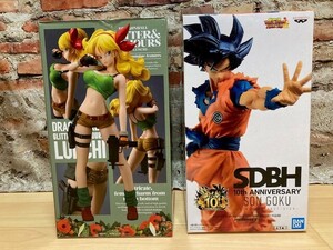 Tフ⑥ ドラゴンボール フィギュア　2個　セット（箱入り）・　SDBH 10 ANNIVERSARY　・　GLITTER & GLAMOURS　アニメコレクション人形