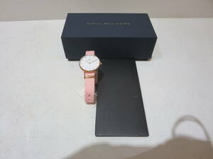 #39255　美品　DW Daniel Wellington　ダニエルウェリントン　K24RW39　クォーツ　レディース　腕時計　