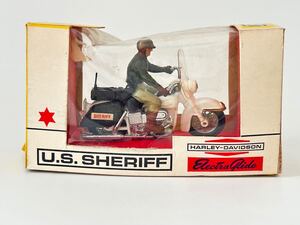 （S231）BRITAIN LTD U.S. SHERIFE HARLEY-DAVIDSON U.S. SHERIFF ElectraGlide 9692 1:32 SCALE MODEL イギリス製 当時物 