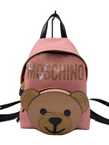 MOSCHINO◆リュック/-/PNK/ベア