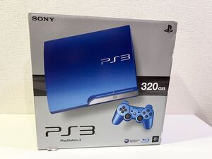 【未使用保管品？】PS3 本体 セット 320GB スプラッシュブルー SONY PlayStation3 CECH-3000B SB 100サイズ（125）