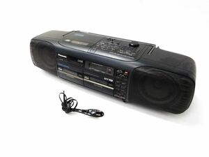 □動作品 Panasonic パナソニック CDラジカセ バブルラジカセ RX-DT70 リモコン付き 1028-15 @140□