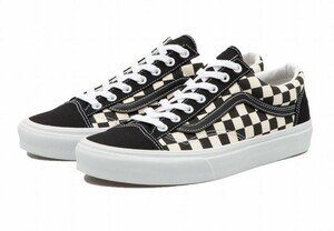 ヴァンズ VANS スニーカー スタイル36 チェッカー 黒 白 メンズ オールドスクール シューズ 靴 OLD SKOOL ブラック US8.5（26.5cm）