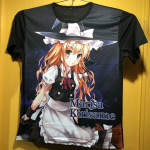 【即決/送料無料】 霧雨魔理沙 ドライメッシュグラフィック半袖Tシャツ Lサイズ黒 東方Project 上海アリス幻樂団 非売品 Marisa Kirisame