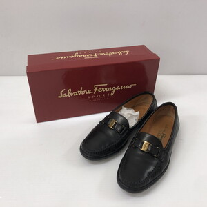 TEI【現状渡し品】Salvatore Ferragamo ガンチーニ ビット ローファー パンプス フェラガモ 5 1/2 C〈167-241114-YO-04-TEI〉