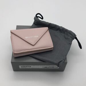 BALENCIAGA バレンシアガ コンパクトウォレット ピンク P3703