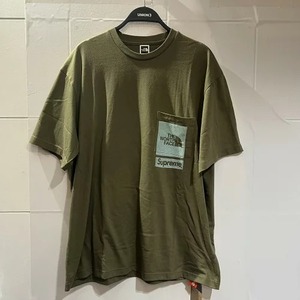 Supreme 23ss THE NORTH FACE Printed Pocket Tee Lサイズ NT02309I シュプリーム×ザノースフェイス プリンテッドポケット半袖Tシャツ