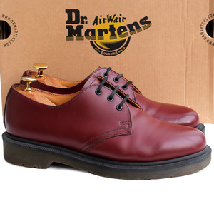 Dr.MARTENS ドクターマーチン★3ホールシューズ UK6＝25 1461 PW 3EYE SHOE チェリーレッド オックスフォード fc i-617