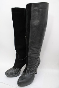 【USED】Vivienne Westwood / ロングブーツ ヴィヴィアンウエストウッド ビビアン23.5 黒 【中古】 Y-24-05-01-026-sh-OD-ZY