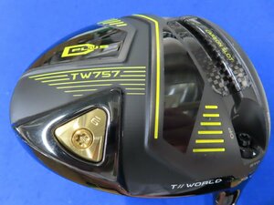 【中古・訳あり/試打用】本間ゴルフ 2022 T//WORLD TW-757 TYPE-D PLUS（ディープラス）ドライバー（9.0°）【6】VIZARD PT-60（Platinum）