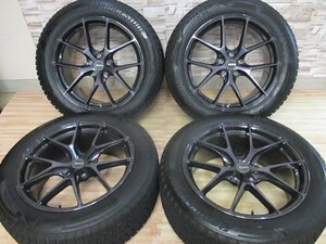 即納 スタッドレス 美品 ERST GRORA GS15V 5H112 8.5J+38 2021年製 235/55R19 BLIZZAK DM-V3 アウディ Q5 ベンツ GLC 中古 エアスト