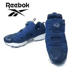 美品 Reebok ポンプフューリー スニーカー ネイビー 23.5cm