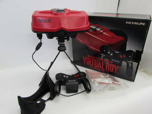 Nintendo 3D DISPLAY GAME SYSTEM VIRTUAL BOY バーチャルボーイ VUE-S-RA(JPN) 本体 動作品 箱・説明書有り 