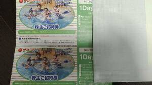 最新！東京都競馬 株主優待券 2枚 24年3月29日～10月14日まで（夏期も可）　送料84円より　東京サマーランド　1Dayパス券