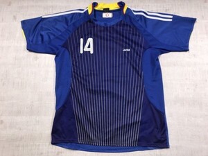 B SPORT サッカー 日本代表 中村 レプリカ 半袖 ユニフォーム ゲームTシャツ メンズ 青