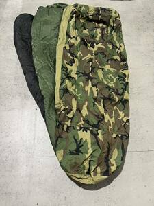 米軍 放出品 ゴアテックス シュラフカバー スリーピングバッグ TENNIER 寝袋 ミリタリー 3点セット
