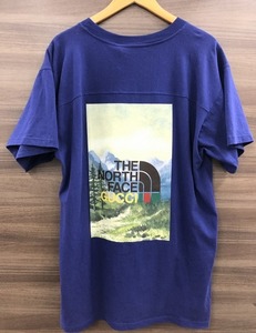 THE NORTH FACE×GUCCI コラボアイテム バックプリントTシャツ パープル