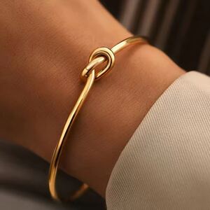 ブレスレット ゴールド　メンズ　レディース　シンプル　金　バングル　 bracelet bangle gold