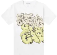 COMME des GARCONS×KAWS コラボTシャツ　Lサイズ