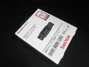 SanDisk サンディスク docomo select ixpand compact フラッシュドライブ 64GB 【T】