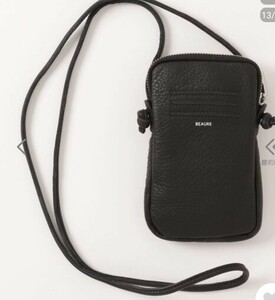 ★新品★ BEAURE ヴュレ カウレザー スマホポーチ モバイルケース