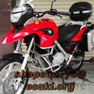 BMW G650GS 08-16 F650GS 00-07 クラッシュバー エンジンガード Crash Bar フレームプロテクター シルバー アッパー ロワーセット