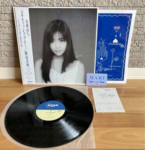 JPN ORIG◆NM◆カード・帯付き◆LP◆飯島真理「Coquettish Blue(コケティッシュ・ブルー)」◆1987年 MOON-28044◆和モノ City Pop 山下達郎