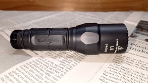 【美品】SUREFIRE G2X LE BK 600/15ルーメン G2X-LE-BK テールスイッチ欠品　シュアファイア