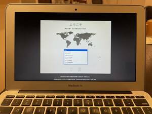 【動作品】Apple MacBook Air Mid 2012 Core i5 1.7GHz DualCore 4GB memory 64GB SSD 11インチ USキーボード 1.08 kg